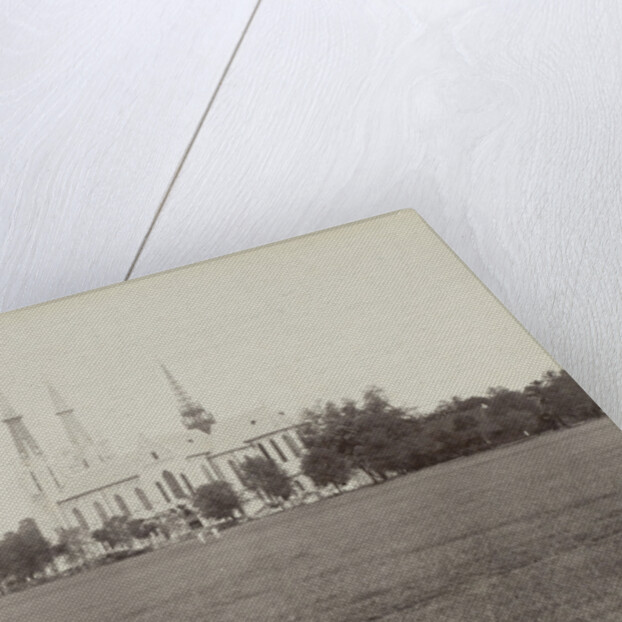 Roman Catholic Church on the Waterlooplein in Weltevreden with lawn sure by Anonymous