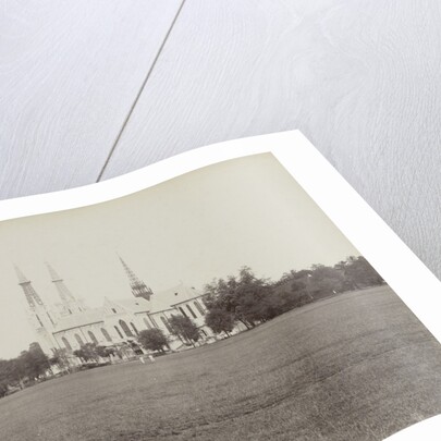 Roman Catholic Church on the Waterlooplein in Weltevreden with lawn sure by Anonymous