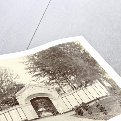 pylon military cemetery Peutjoet in Aceh by Anonymous