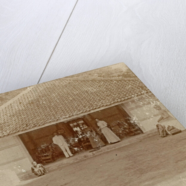 for a Dutch house with Buddha statues in the Dutch East Indies by Anonymous