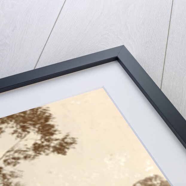 Waiting tram stop at the Hotel des Indes in Batavia, Indonesia by Anonymous