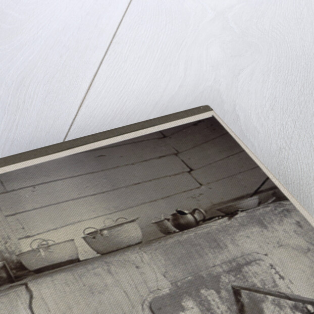 stove with pans and food by Anonymous