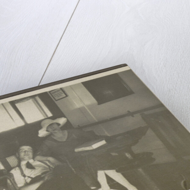 Two men and two women on board a ship by Anonymous