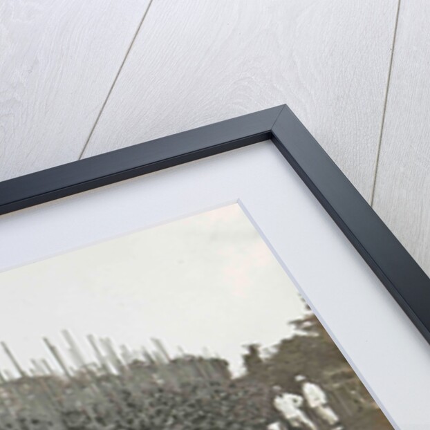 Sumatra indonesia Boeloe Sjina tobacco fields (Deli Mij) with planters by Anonymous