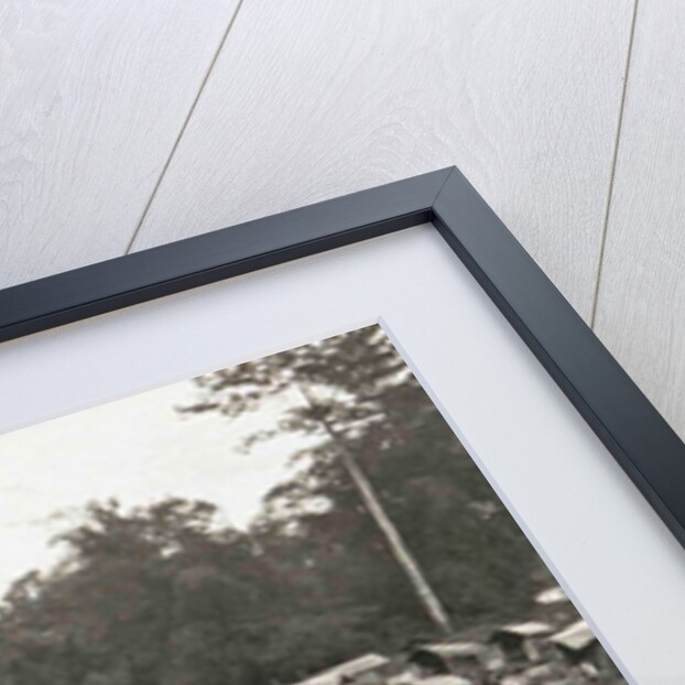 Sumatra indonesia ferry across river with bullock carts ashore by Anonymous