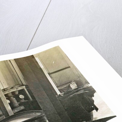 Sumatra, drums and native rubber factory by Anonymous