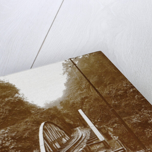 Sumatra indonesia railway in Anai Gorge by Christiaan Benjamin Nieuwenhuis