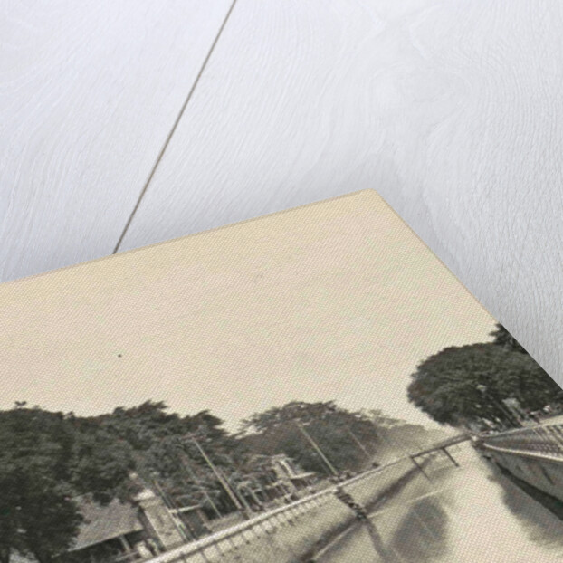 Batavia, Indonesia Molenvliet with Hotel des Indes by Anonymous