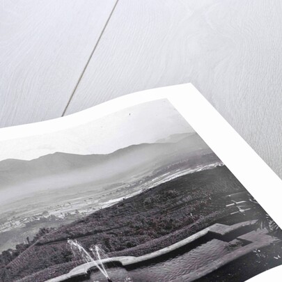 Java panorama Goentoer from the Kurhaus Parahyangan or Priangan or Preanger Java, Indonesia by Anonymous