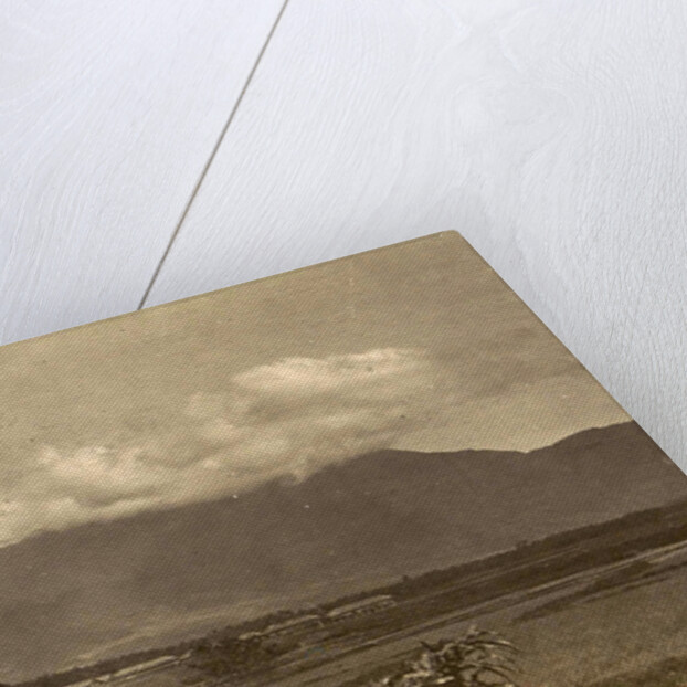 Java, Indonesia mountain in clouds by Anonymous