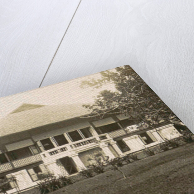 Medan, home of Mr. Heinecken with garden, Indonesia by Anonymous