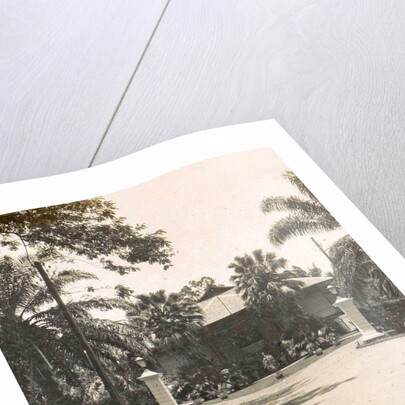 Medan, home of Mr. Heinecken with garden, Indonesia by Anonymous