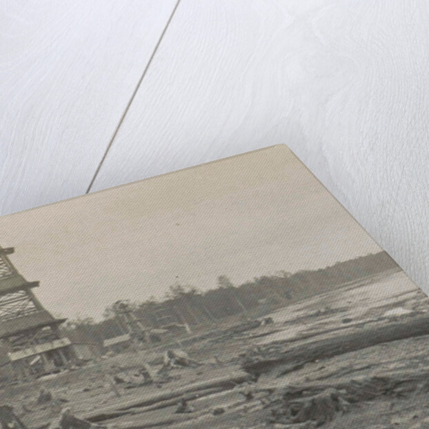 Sumatra, Pangkalang-Soesoeh new rig under construction, Indonesia by Anonymous