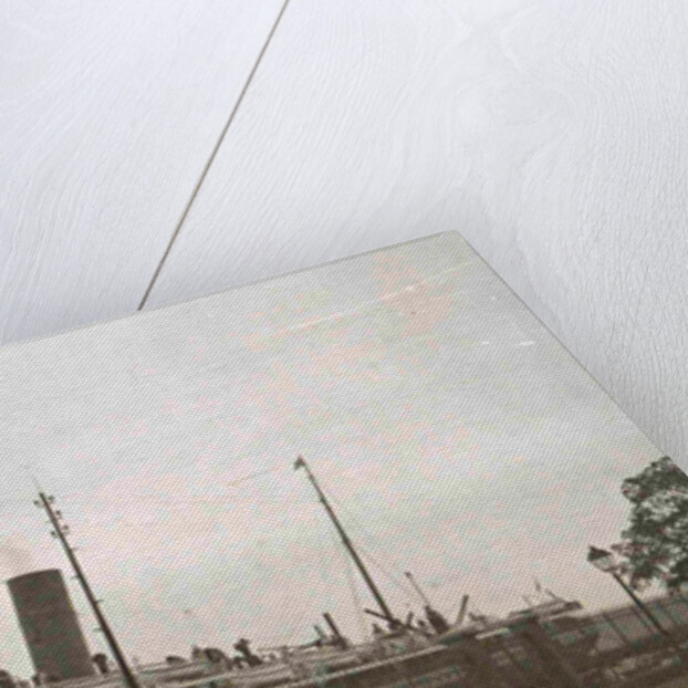 Port Said, Suez Canal pier with the Prince of the Netherlands by Anonymous