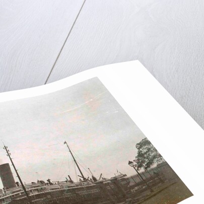 Port Said, Suez Canal pier with the Prince of the Netherlands by Anonymous