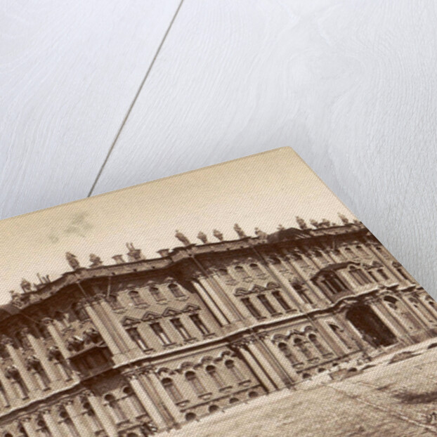 Southeastern facade of the Winter Palace in St. Petersburg square in front Russia by Anonymous