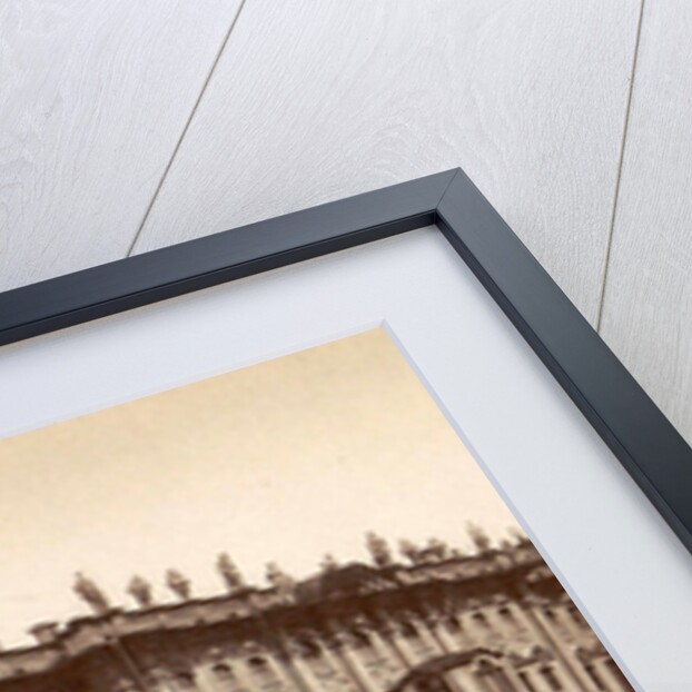 Southeastern facade of the Winter Palace in St. Petersburg square in front Russia by Anonymous