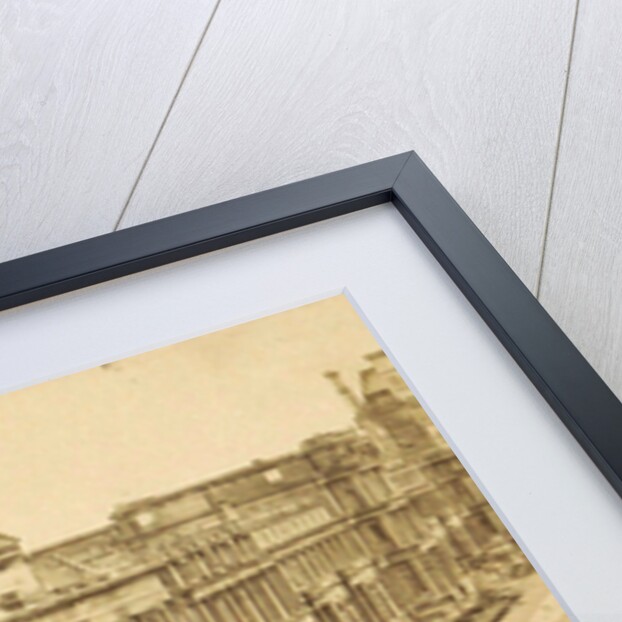 buildings with gardens in Paris, France by Anonymous