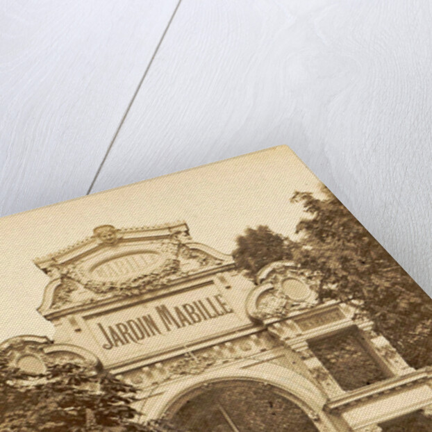 Entrance Jardin Mabille, a dance hall in Paris, France by Anonymous