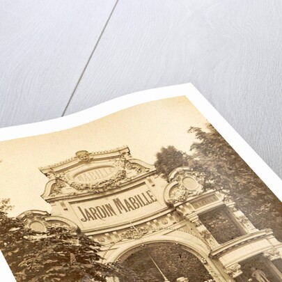 Entrance Jardin Mabille, a dance hall in Paris, France by Anonymous