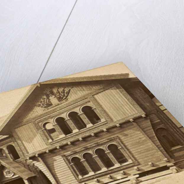 Swedish pavilion at the World Exhibition in Paris, France in 1889 by Anonymous