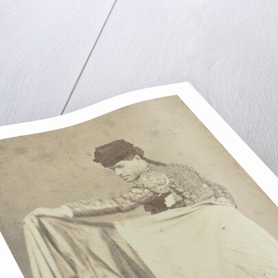 Portrait toreador with cloth by J. Laurent