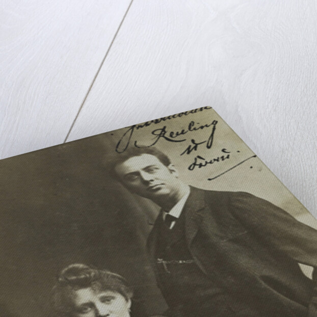 Portrait of opera singer G. Reuling and a man by Anonymous