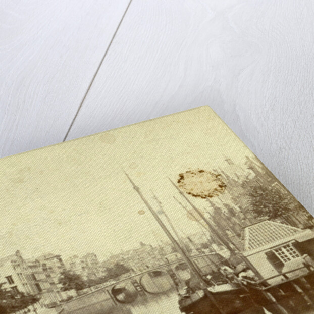 the Singel in Amsterdam at about the Gasthuismolensteeg by Anonymous