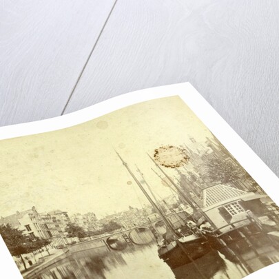 the Singel in Amsterdam at about the Gasthuismolensteeg by Anonymous