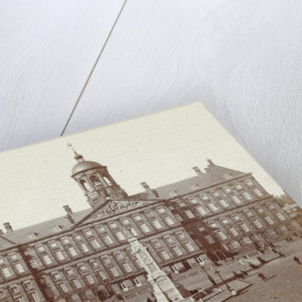 The Royal Palace in Amsterdam before national monument De Eendracht by Anonymous