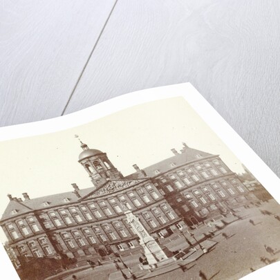 The Royal Palace in Amsterdam before national monument De Eendracht by Anonymous