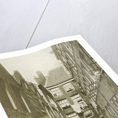 GVuile Weespad with dilapidated housing in Amsterdam by Anonymous