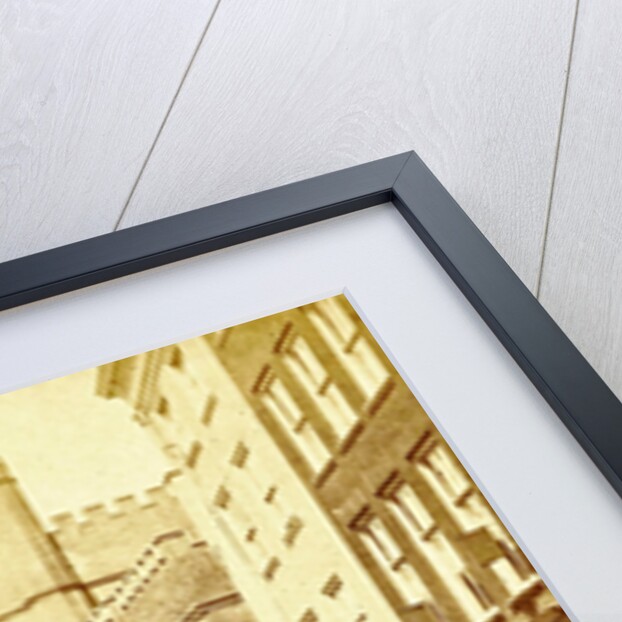 View Noordeinde in The Hague with the statue of William the Silent by Anonymous