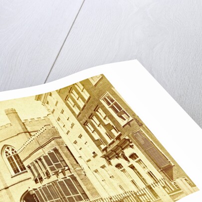 View Noordeinde in The Hague with the statue of William the Silent by Anonymous