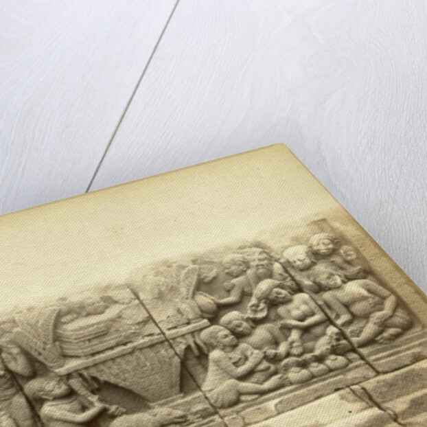 relief on the terrace of the Shiva temple of Prambanan, Indonesia by Kassian Céphas