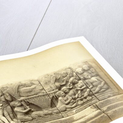 relief on the terrace of the Shiva temple of Prambanan, Indonesia by Kassian Céphas