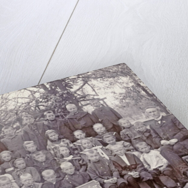 Group Portrait, class photos, class of H S II in Ter Aar by Bernard de Jong