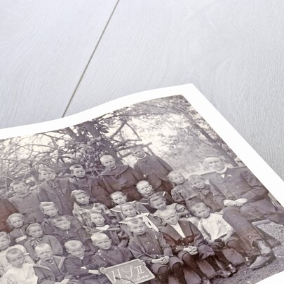 Group Portrait, class photos, class of H S II in Ter Aar by Bernard de Jong