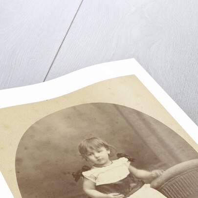 Oval studio portrait of Ida van Braam by C.E. Westerborg
