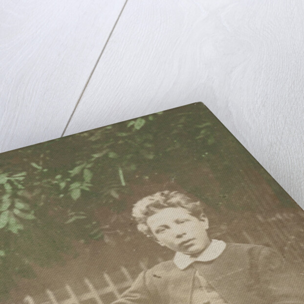 Portrait of a boy by C. Röntgen