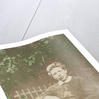 Portrait of a boy by C. Röntgen