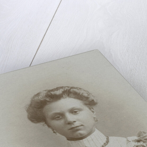 Studio portrait of young woman by Josephus Hendrikus Petrus Coppens