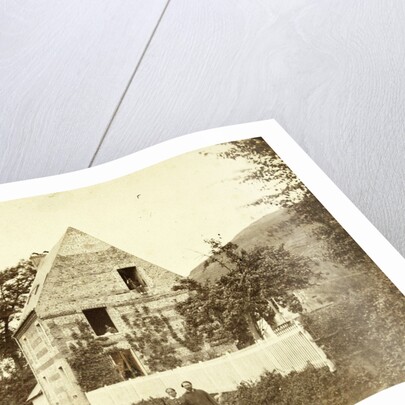 House in village street in Petit Dalles by Girard