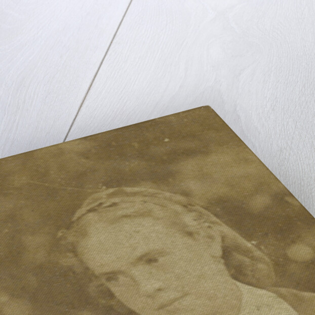 Portrait of a Young Woman with folded hands by Anonymous