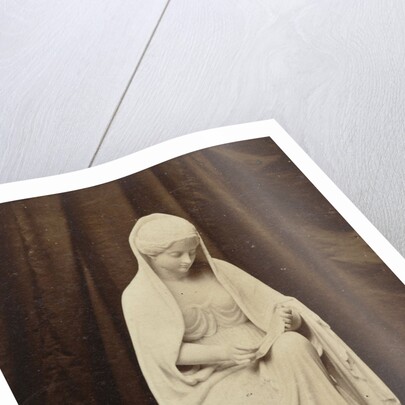 Sculpture of Highland Mary, by Brodie, exhibited at the International Exhibition, London UK 1862 by William England