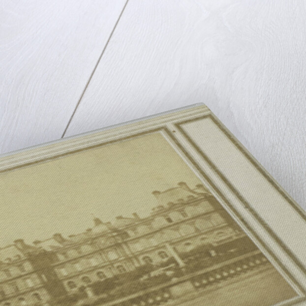 View of Palais du Luxembourg, Paris France by Leon Pierre Jouvin