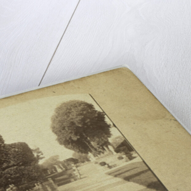 Reserves Gardens, Staircase of the esplanade of the castle, near the orangery by Anonymous