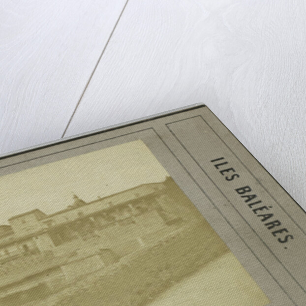 View of town in the Balearic Islands by Léon Pierre Jouvin