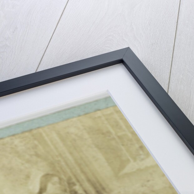 Scene for home: young woman with clogs and flower basket by Anonymous