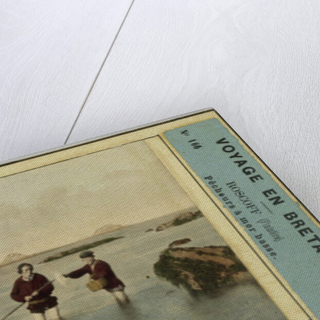 Roscoff Finistere France, Fishermen in low water by Anonymous